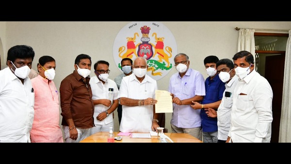 Chief Minister B.S. Yadiyurappa promised special package for private school teachers !