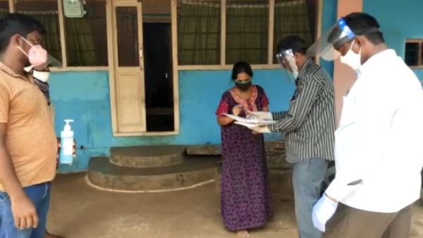 Mysuru: Govt School Teacher Distributes Rations To Students Doorstep In Tumbala Village