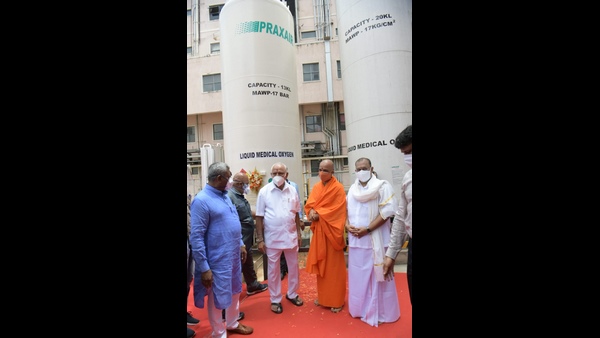 CM BS Yediyurappa Inaugurates 210 Beds Covid Care Centre In Kengeri In Bengaluru