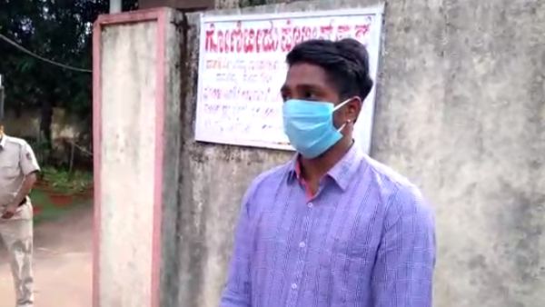Chikkamagaluru: Dalit youth Puneet Has Demanded The Suspend Of Gonibeedu PSI Arjun