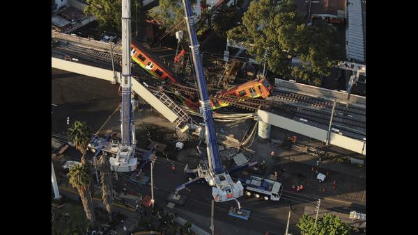 Mexico City metro overpass collapses killing more than 23 