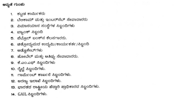 ಆದ್ಯತೆಯ ಗುಂಪು ಯಾವುದು