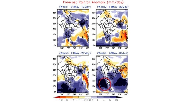 Rain In Coastal Area: Monsoon Likely To Hit Kerala On June 1