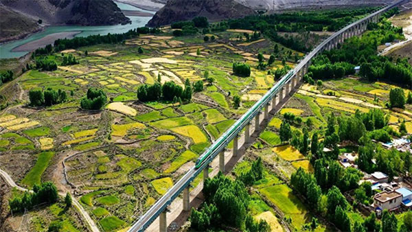 China launches first bullet train in Tibet, near the border with Indias Arunachal Pradesh