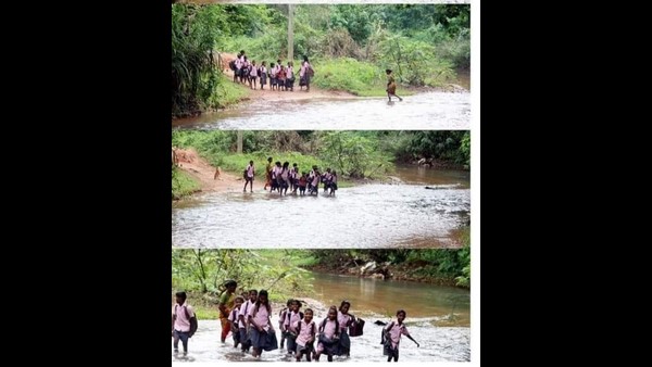 Mangaluru: Mogra Villagers Constructing Hanging Bridge At Their Own Money
