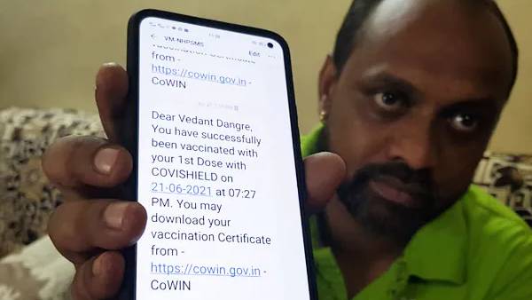  ಲಸಿಕೆ ಪಡೆಯದವರಿಗೆ ಬಂತು ಲಸಿಕೆ ಪಡೆದ ಎಸ್‌ಎಮ್‌ಎಸ್‌!