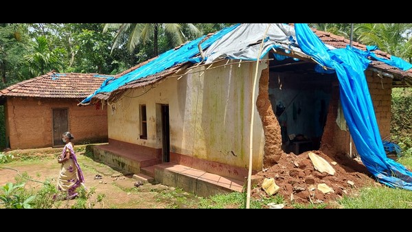 Puttur Student Preparing For Exam In Damaged House 