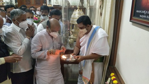 new chief minister basavaraj bommai first reaction after oath taking