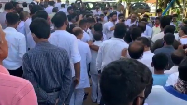 Covid Guidelines Violation: KPCC President DK Shivakumar held A Political Meeting In Mangaluru