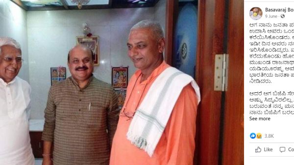 ಉದಾಸಿ ಅವರೇ ನನಗೆ ಗಾಡ್ ಫಾದರ್