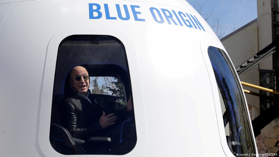 Bezos has said he wants to make space travel environmentally sustainable