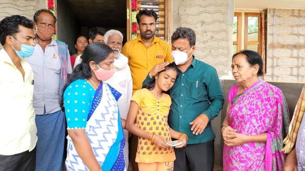 MP Renukacharya Helped Child Who Lost Both Parents 
