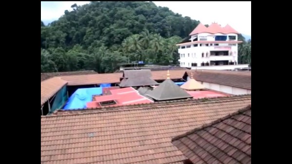 Mangaluru: Leak In Kukke Subramanya Swamy Temple Roof During The Rainy Season Mangaluru: Leak In Kukke Subramanya Swamy Temple Roof During The Rainy Season