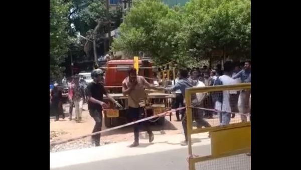 ಸಾರ್ವಜನಿಕರು ಹಾಗೂ ಸಂಚಾರ ಪೊಲೀಸರ ಸಂಘರ್ಷ 