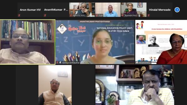 Tejaswini Ananth Kumar support NEP implementation 