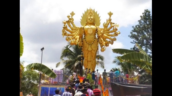  ಮುಸ್ಲಿಂ ಕಲಾವಿದನ ಕೈಯಲ್ಲಿ ಅರಳಿದ ಪ್ರತಿಮೆ