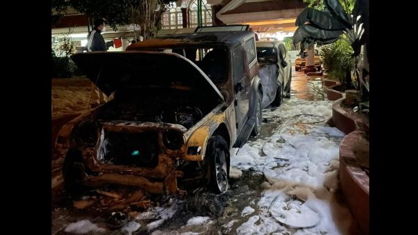 BJP MLA Satish Reddy Set Fire To 2 Luxury Cars The Perpetrators Fled