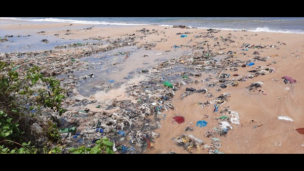  ಕಸದ ರಾಶಿ ಟನ್‌ಗಟ್ಟಲೆ ಬಂದು ಬಿದ್ದಿದೆ