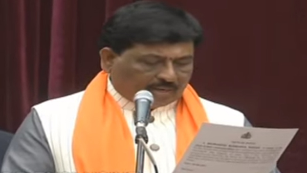 ಸಚಿವರಾಗಿ ಪ್ರಮಾಣ ವಚನ ಸ್ವೀಕರಿಸಿದ ಮುರುಗೇಶ್ ನಿರಾಣಿ