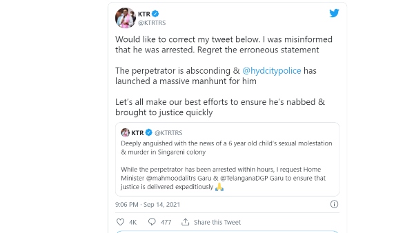 Hyderabad Child Rape And Murder Case: Accused Raju Found Dead on Railway Track