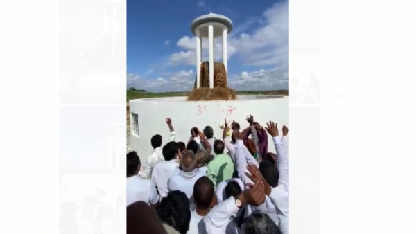 Chitradurga: Tungabhadra River Water Flowed To Bharamasagara Lake from Harihar