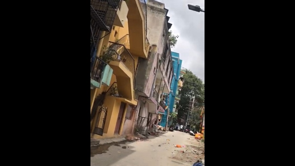 Bengaluru: Three-Storey Building Housing Namma Metro Workers Collapses, No Causalities reported