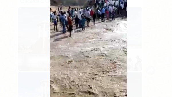 Chitradurga: Tungabhadra River Water Flowed To Bharamasagara Lake from Harihar