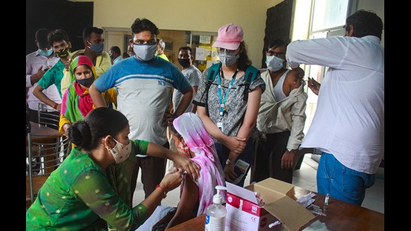 84.89 ಕೋಟಿ ಮಂದಿಗೆ ಕೊರೊನಾವೈರಸ್ ಲಸಿಕೆ ವಿತರಣೆ 