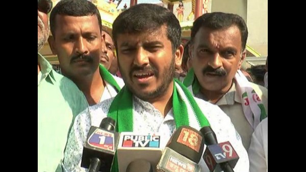  ಜಿಟಿಡಿ ಚಾಮುಂಡೇಶ್ವರಿ ಕ್ಷೇತ್ರ, ಮತ್ತವರ ಪುತ್ರ ಹರೀಶ್ ಗೌಡಗೆ ಹುಣಸೂರು 