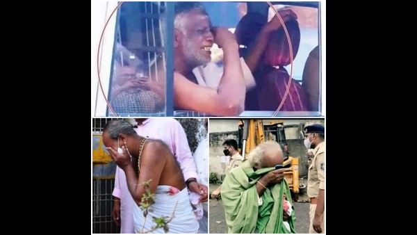  ಅರ್ಚಕರು ಕಣ್ಣೀರು ಹಾಕುತ್ತಿರುವ ಸಾಮಾಜಿಕ ತಾಣದಲ್ಲಿ ವೈರಲ್ 