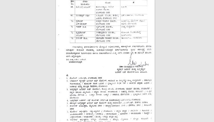 73 police inspectors transfer order 