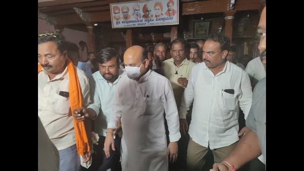 Chief Minister Basavaraj Bommai Visit Various Temples in Hanagal