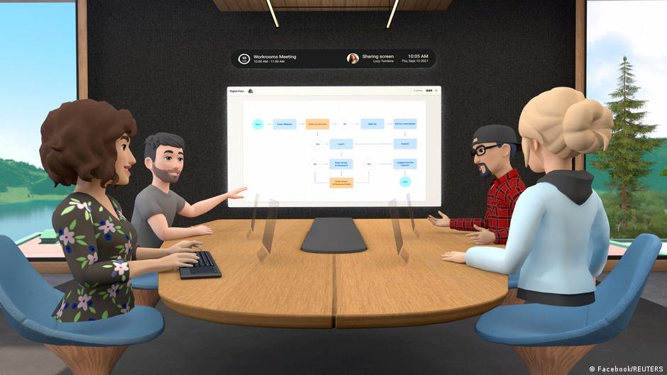 Zuckerberg imagines the metaverse as a virtual space that uses digital tools to give people a sense of physical presence