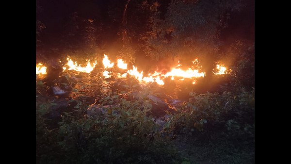  ಬೆಂಕಿ ನಂದಿಸಿದ ಅಗ್ನಿಶಾಮಕ ದಳ