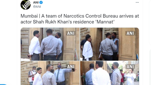 NCB Raids On Bollywood Actor Shah Rukh Khan And Ananya Pandeys House