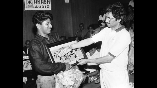 Shivamogga: Actor Puneeth Rajkumar Received His First State Award As A Best Actor In Shivamogga
