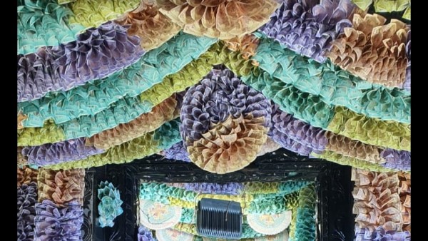 Currency Notes Worth Rs 5 Crore Used To Decorate Kanyaka Parameswari Temple In Andhra Pradesh