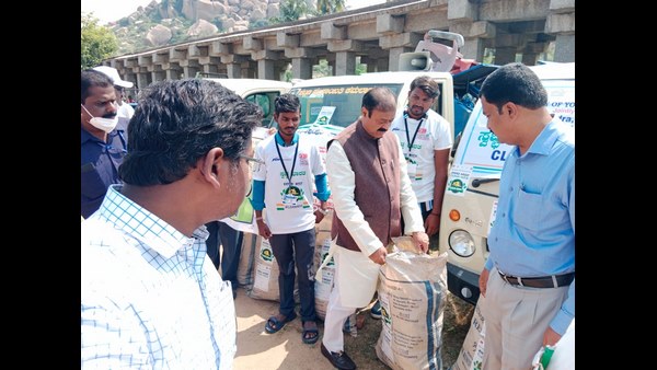  Start a clean India instead of saying Hi, Hello: Minister Narayana Gowda