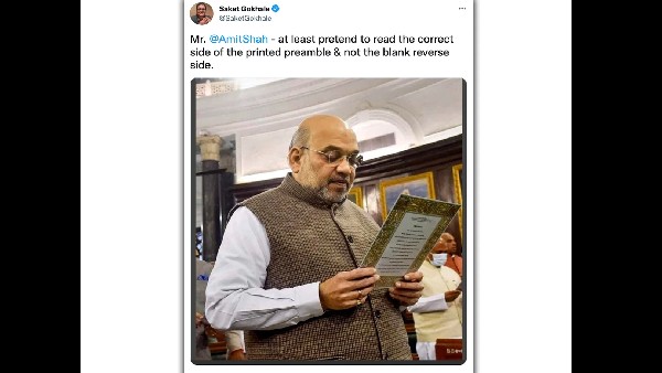 Fact Check: The Truth Behind Amit Shahs Reading an Empty Brochure