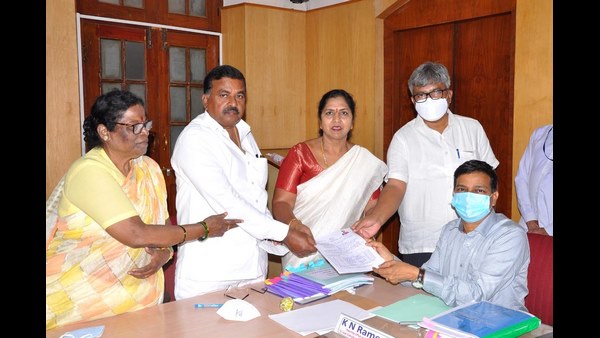 BJP And Congress Candidates Files Nomination For MLC Elections 