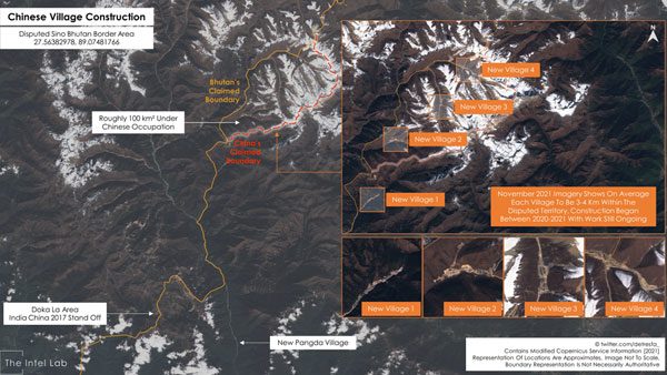 ಗಡಿ ಪ್ರದೇಶದಲ್ಲಿ 100 ಮನೆ ನಿರ್ಮಿಸಿದ ಚೀನಾ