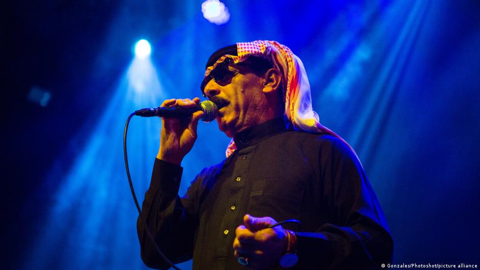 Souleyman is renowned for never removing his dark sunglasses wherever he goes