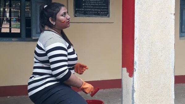 Actress Neethu Join Hands To Development Of Government School 