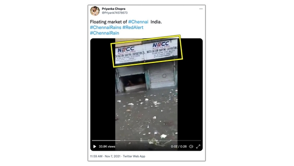 Fact Check: This video of waterlogged streets is from Chennai?