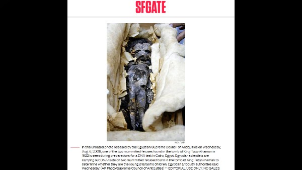 Fact Check: This tale of mummified aliens from Egypt is fictitious