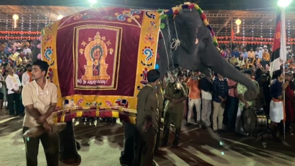  ಆನೆಯ ಆಟ ನೋಡಲೆಂದೇ ಭಕ್ತರು ಬರುತ್ತಾರೆ