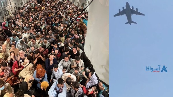 ಯುಎಸ್ ಕಾರ್ಯಾಚರಣೆ ವೇಳೆ ತುಂಬಿದ ವಿಮಾನದಿಂದ ಹಾರಿದ ಇಬ್ಬರು 