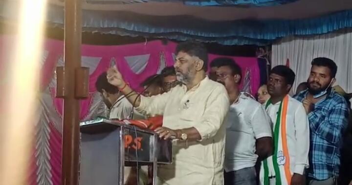 Hassan: Congress Is the Reason For HD Deve Gowda To Be Prime Minister Says DK Shivakumar