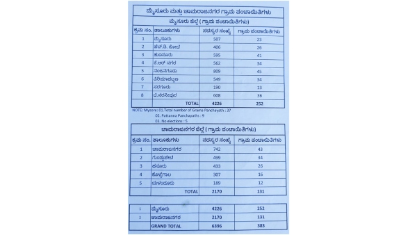 MLC Election: 9 Gram Panchayat Members Missed Voting Rights For Grama Panchayats Upgrade In Mysuru 