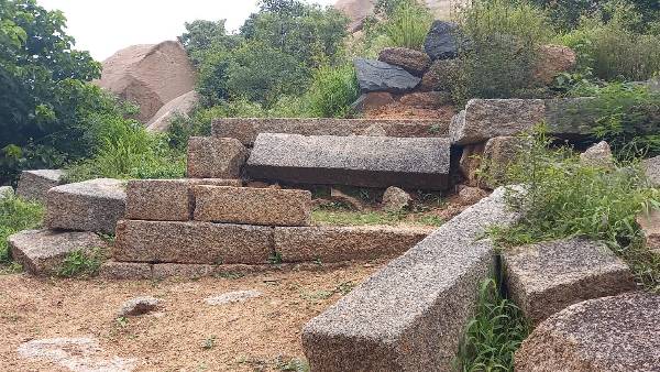 Reconstruct of Onake Obavvas Tomb in Chitradurga Fort